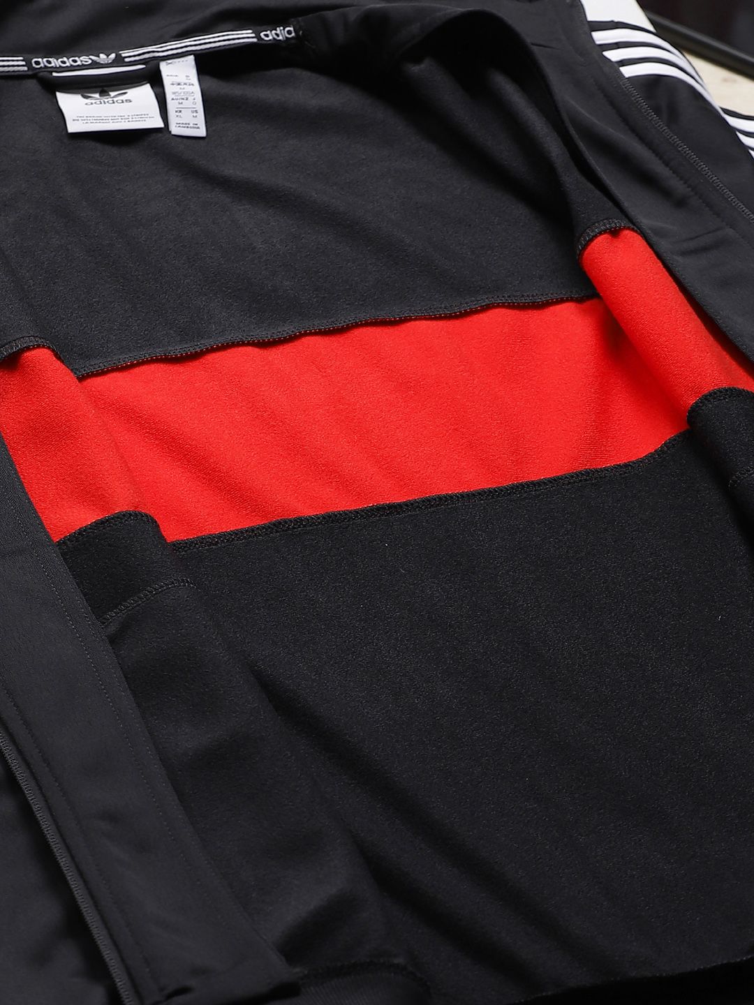 Buy ADIDAS Originals Men Black & Red BX-20 Colourblocked Track