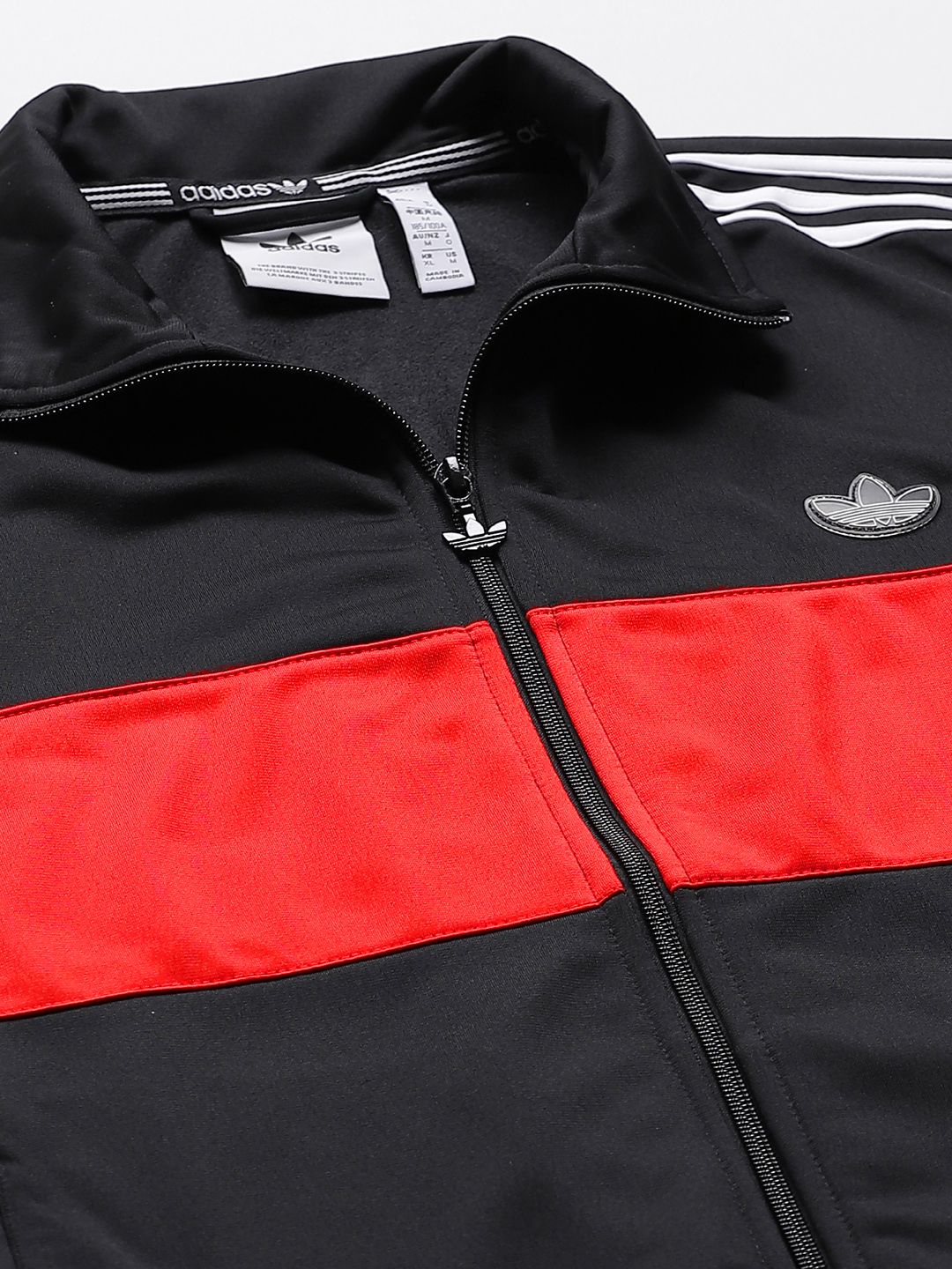 Buy ADIDAS Originals Men Black & Red BX-20 Colourblocked Track