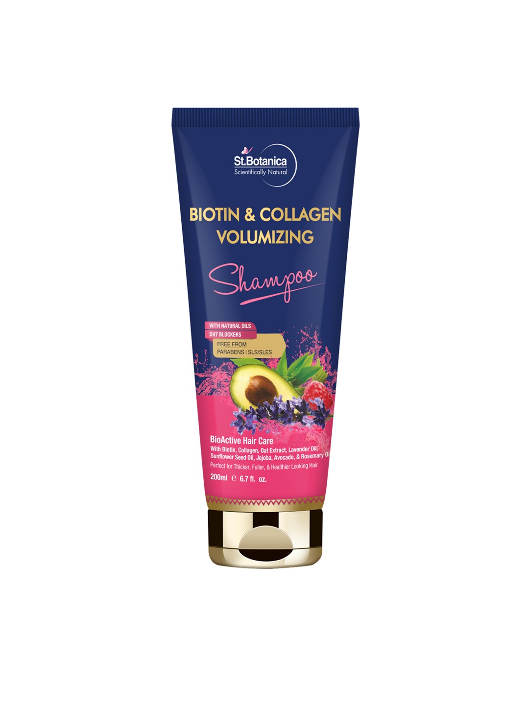 St.Botanica Unisex Biotin & Collagen Volumizing Hair Shampoo 200 ml Price in India