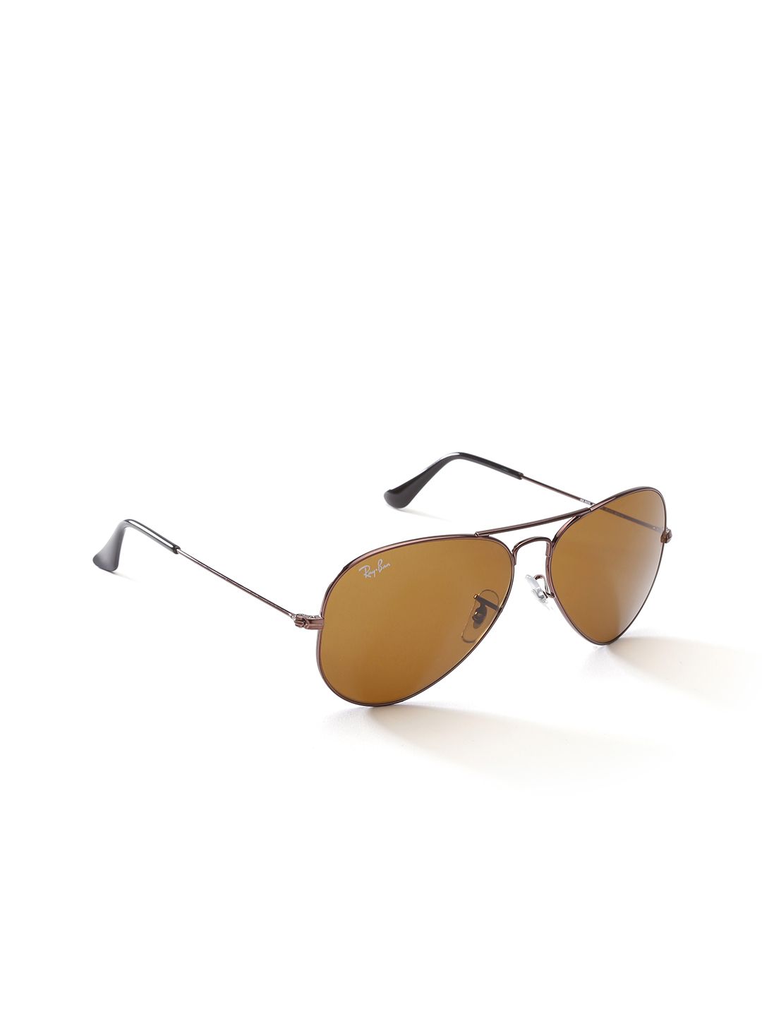 Ray-Ban Unisex UV Protected Brown Lens Pilot Sunglasses - 0RB3025IR107258