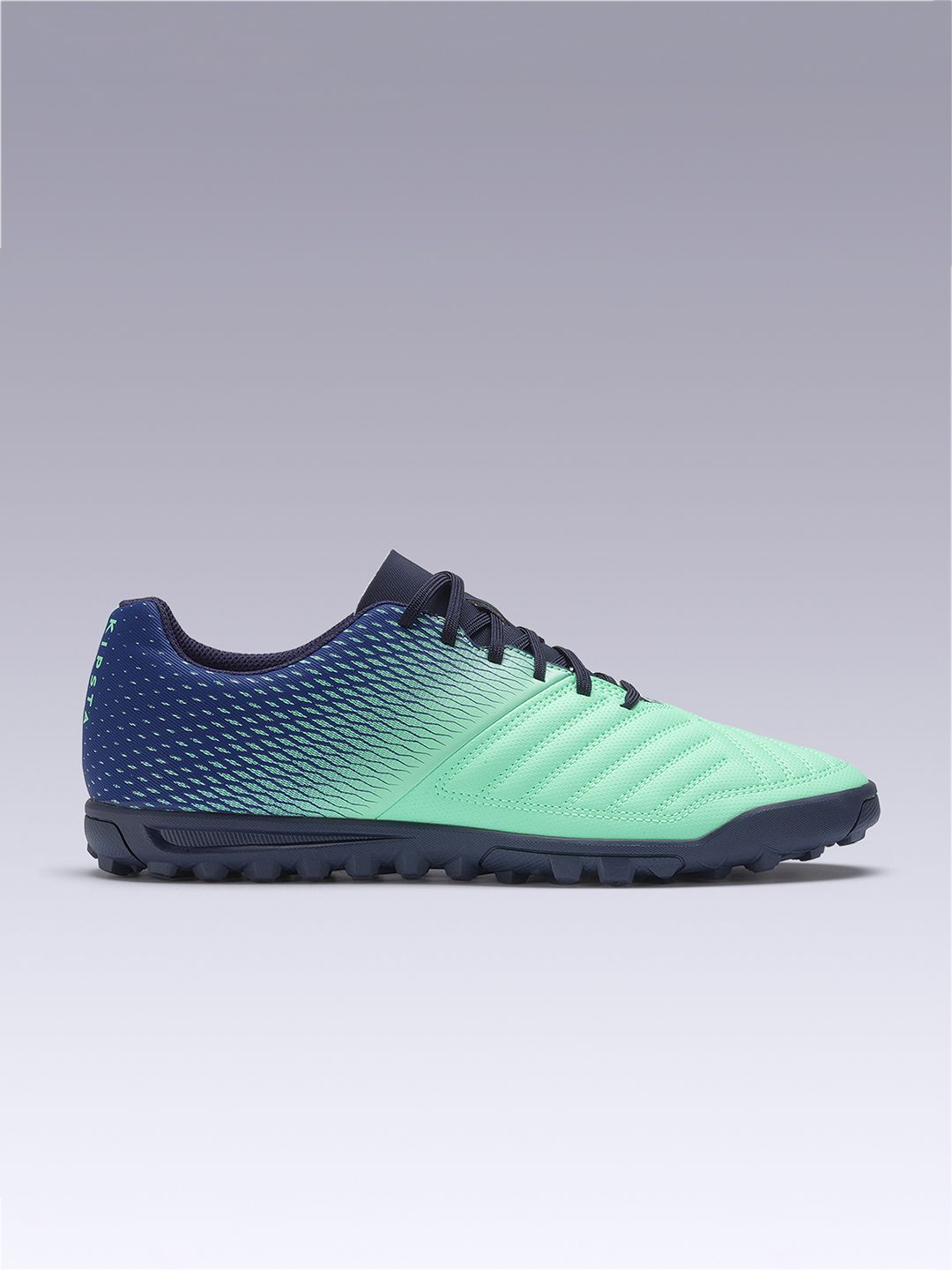 Decathlon Kipsta - Men Blue and Green Agility 140 HG Abrasion Resistance Football Shoes