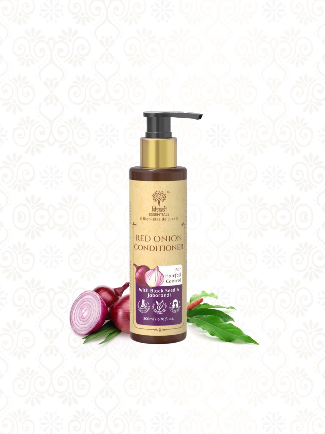 Khadi Essentials Black Seed & Red Onion Hair Conditioner for Hair fall Control & Growth Price in India