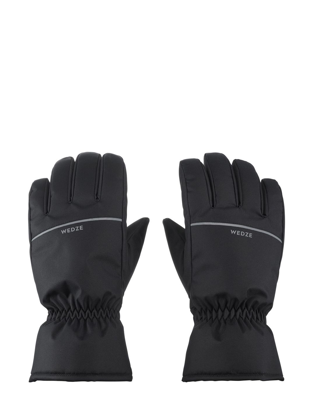 WEDZE By Decathlon Unisex Black SKI Gloves 100 Price in India