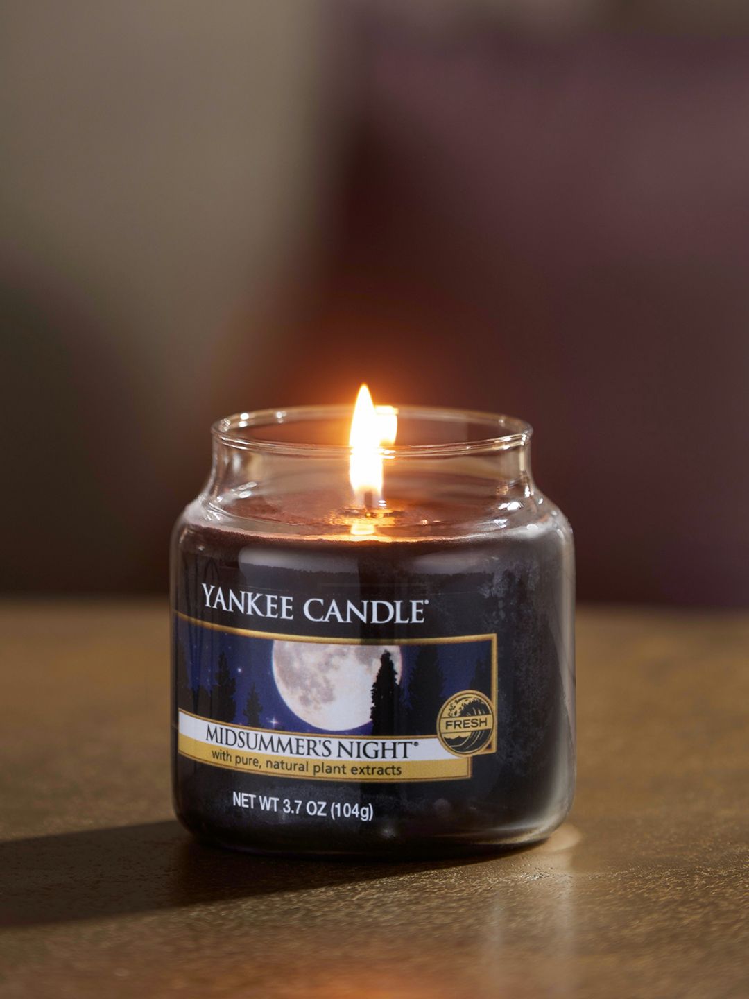 YANKEE CANDLE Midsummers Night Midsummer's Night Solid Geometric Regular Jar Candles