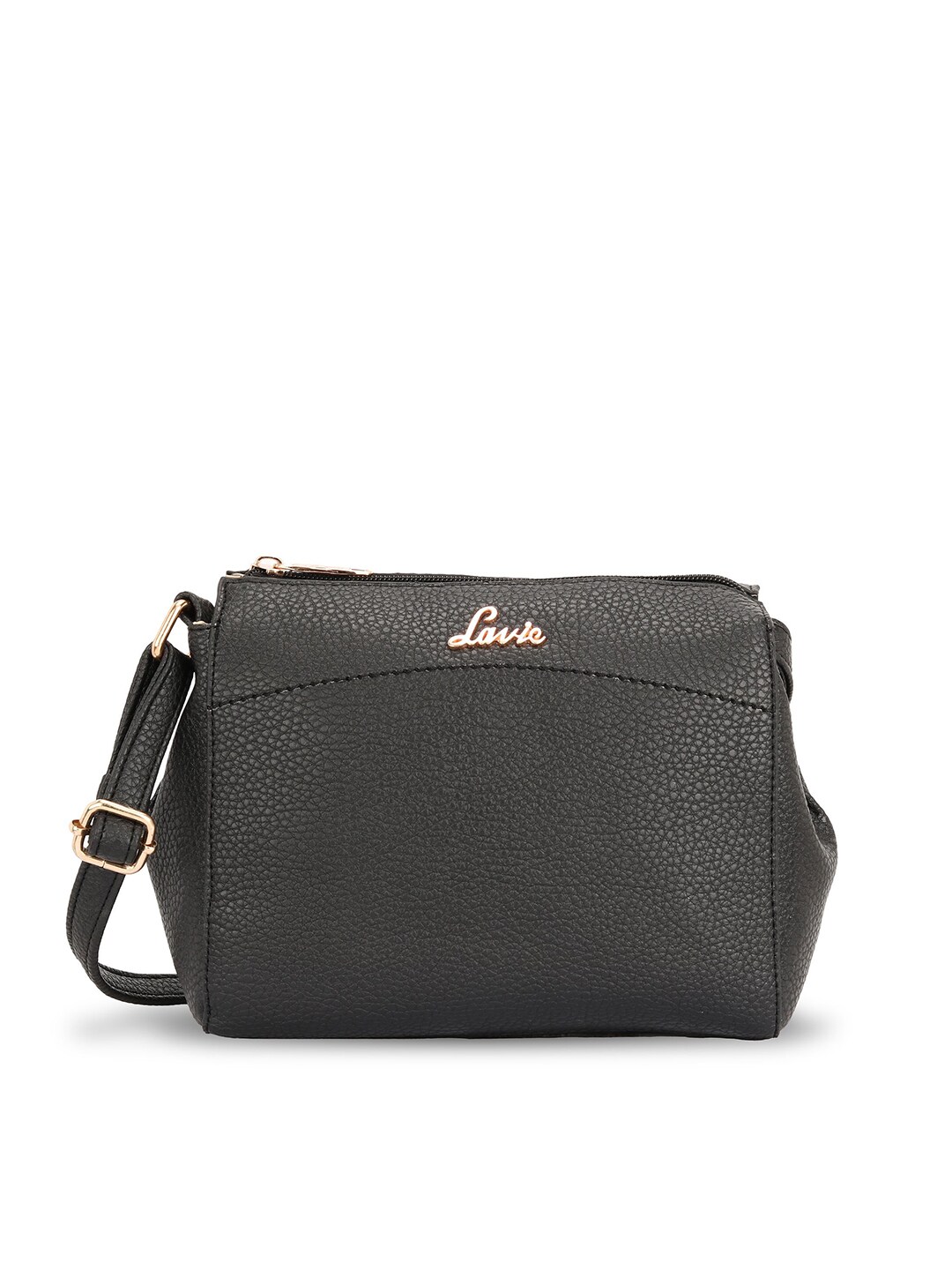 Lavie Black Solid Sling Bag Price in India