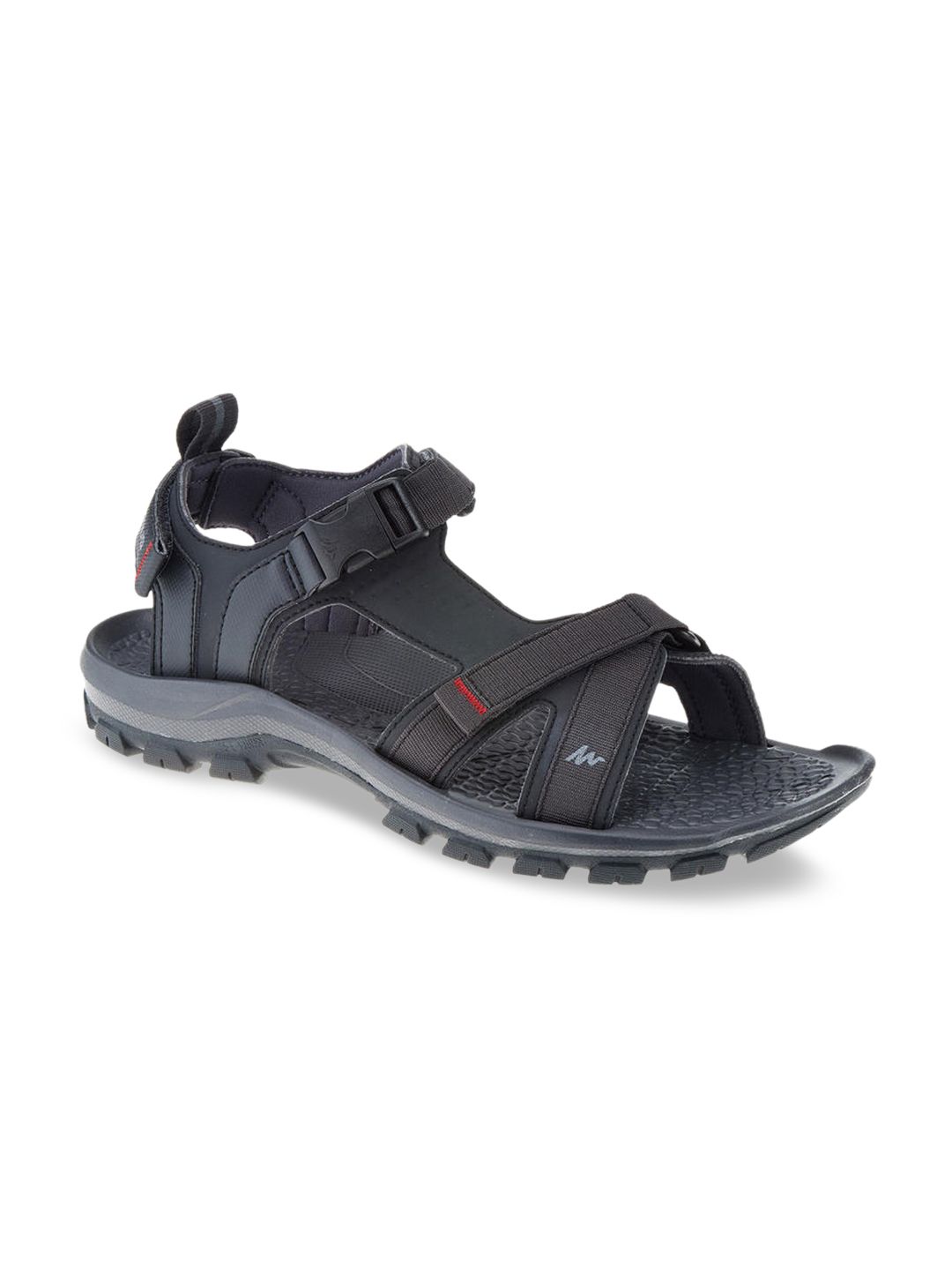 Quechua By Decathlon Unisex Black Sports Sandal Price in India