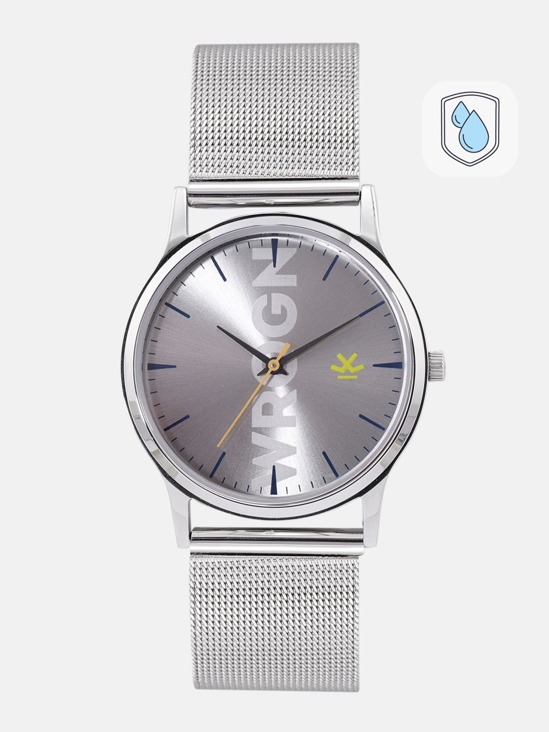 WROGN WROGN Men Silver-Toned Analogue Watch WRG00050B