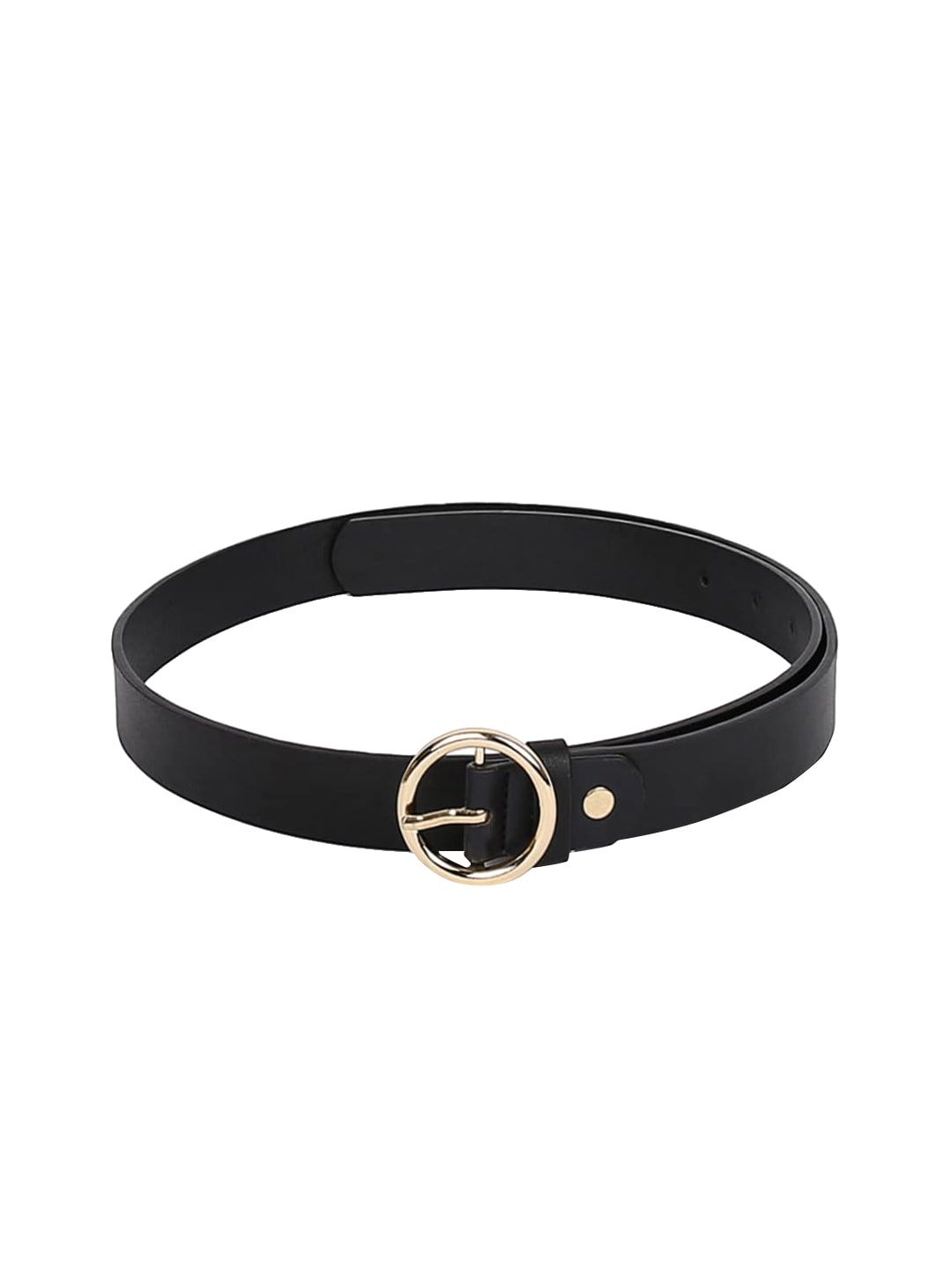 CRUSSET Women Black Solid Belt Price in India