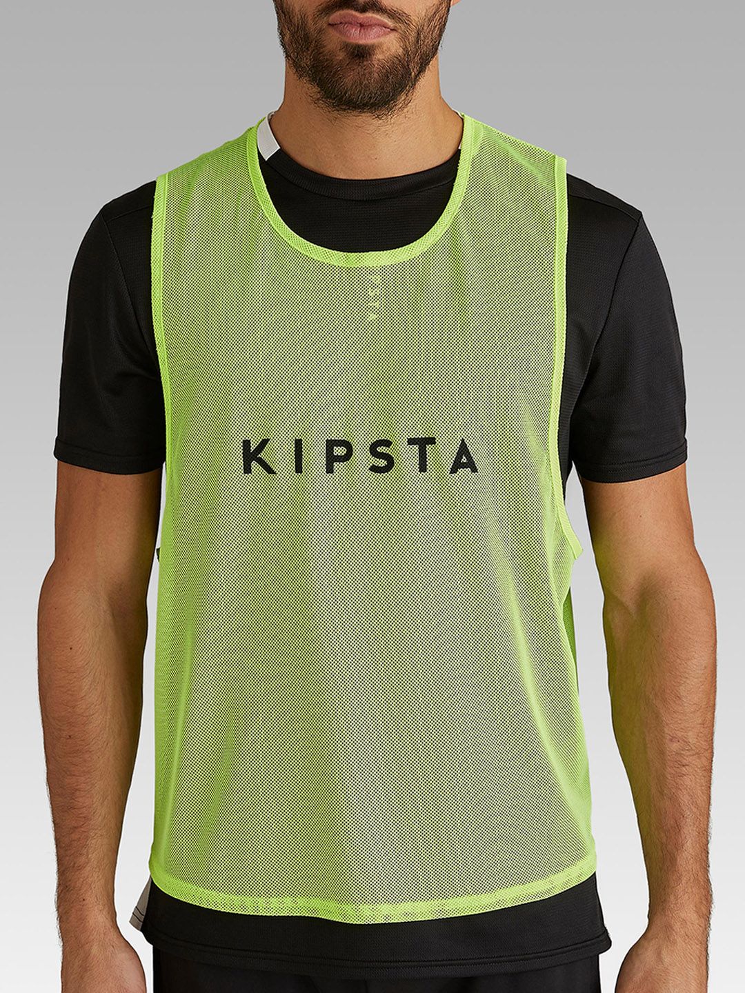 Kipsta By Decathlon Unisex Lime Green Printed Round Football Bibs Price in India