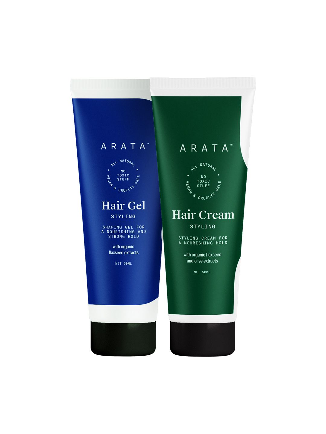 ARATA White Hair Styling Combo with Hair Gel& Hair Cream (50 ML) Price in India