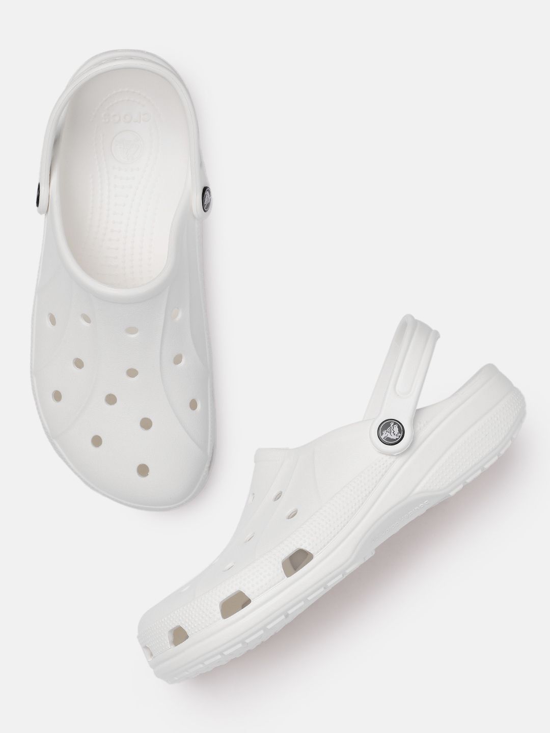 Crocs Unisex White Clogs Price in India