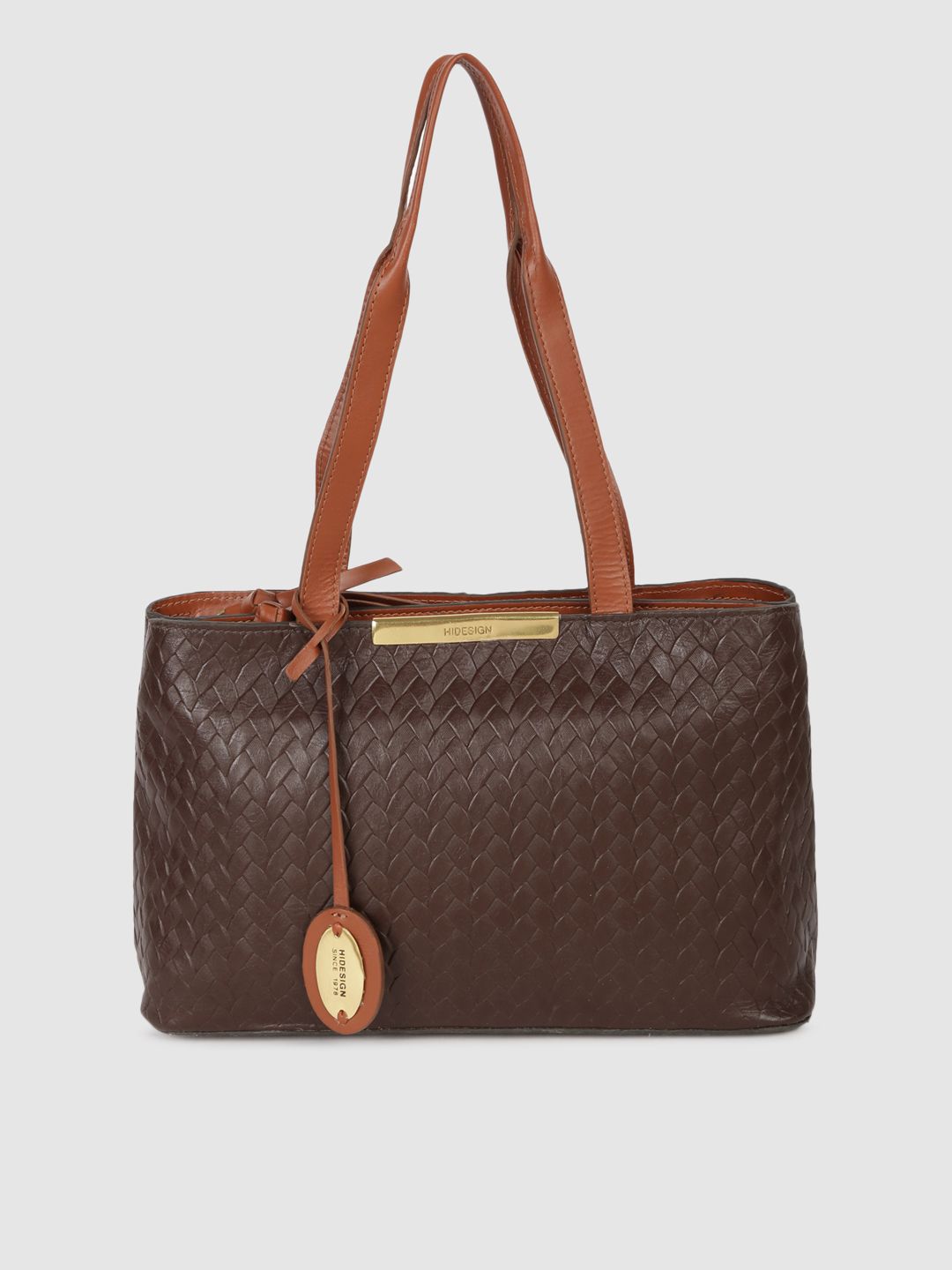 Hidesign Brown Textured Shoulder Bag Price in India
