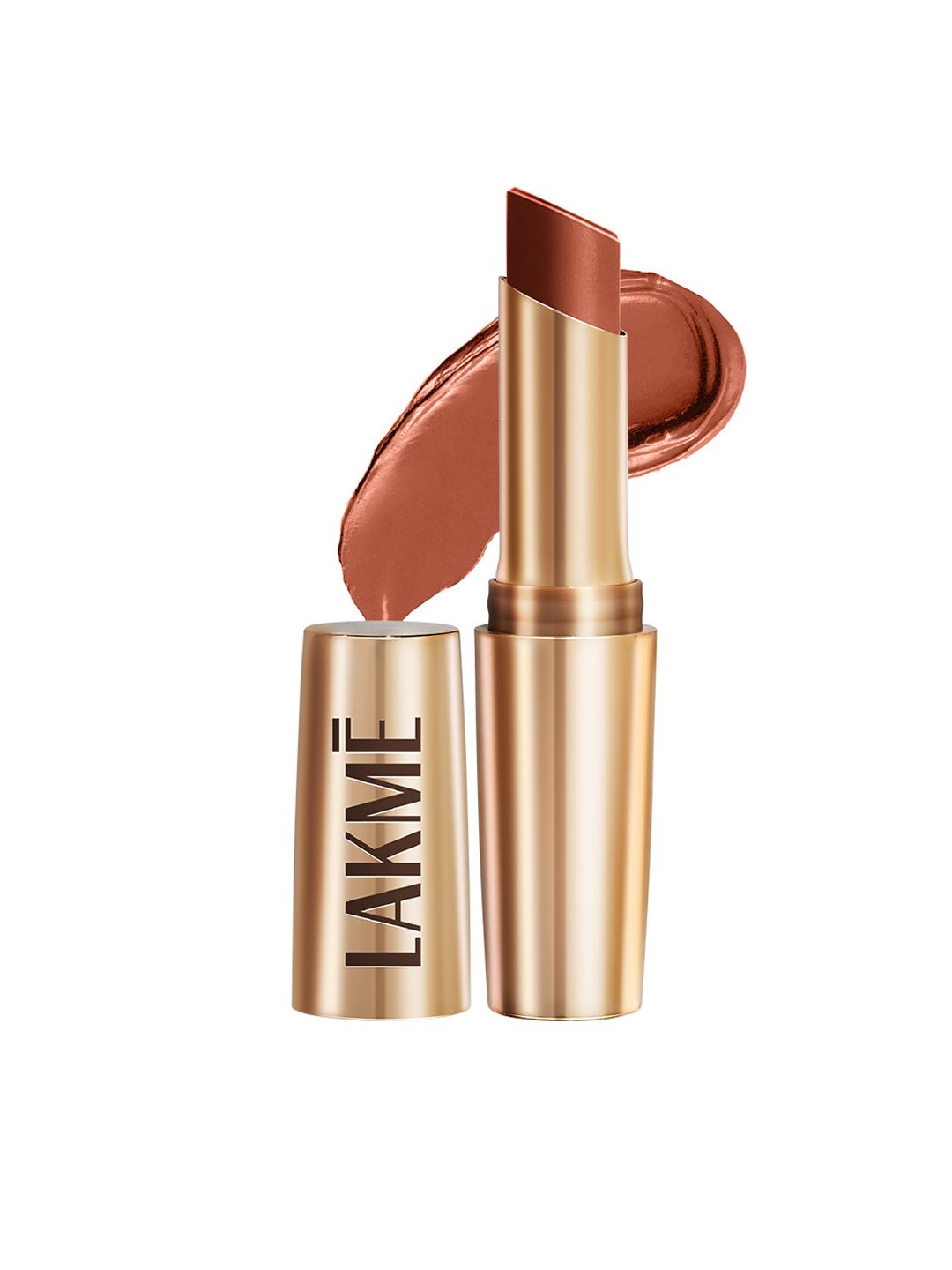 Lakme 9to5 Powerplay Lasts 16hrs Priming Matte Lipstick - Caramel Latte, 3.6g
