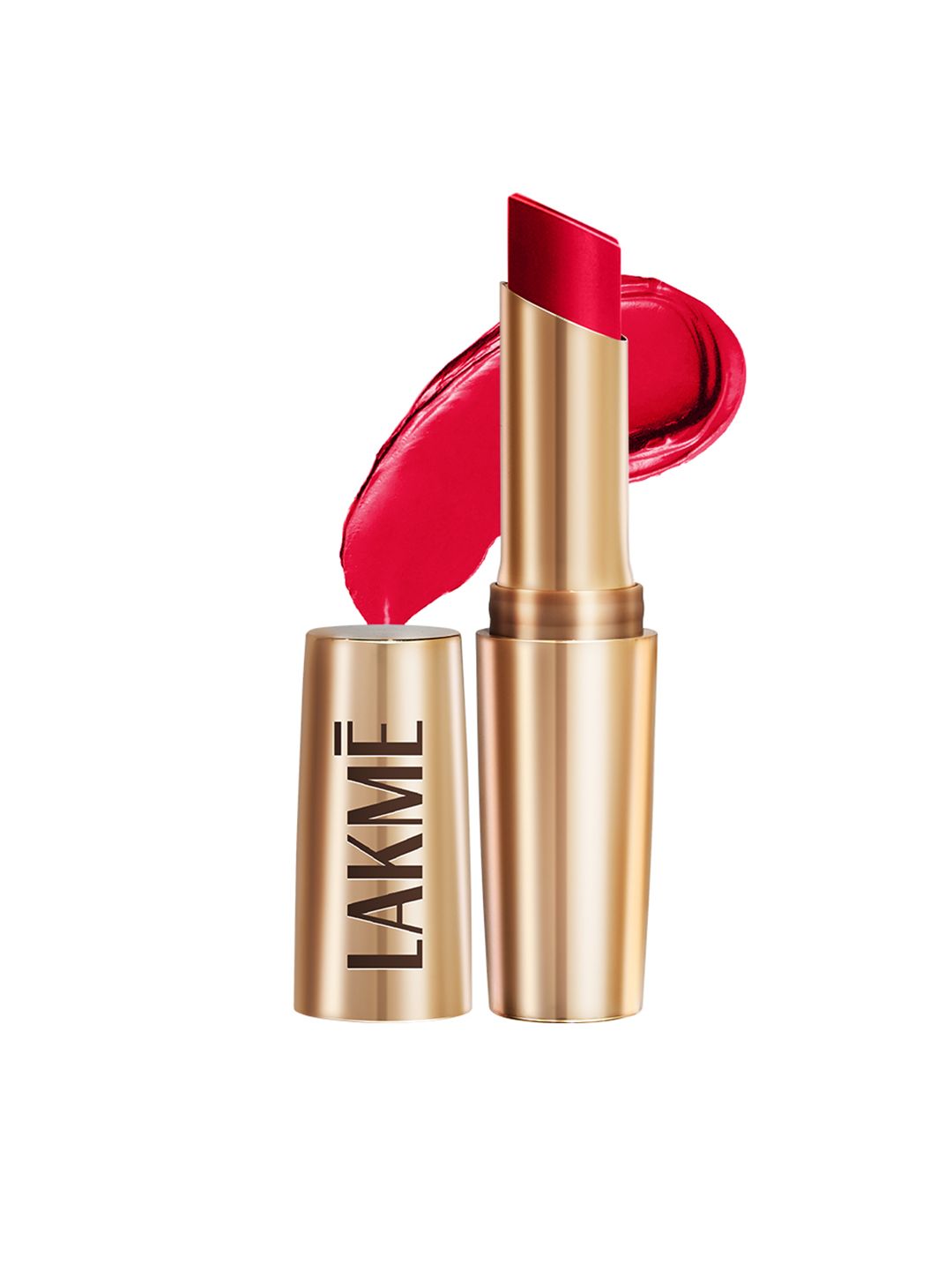 Lakme 9to5 Powerplay Priming Lasts 16hrs Matte Lipstick - Red Coat, 3.6g