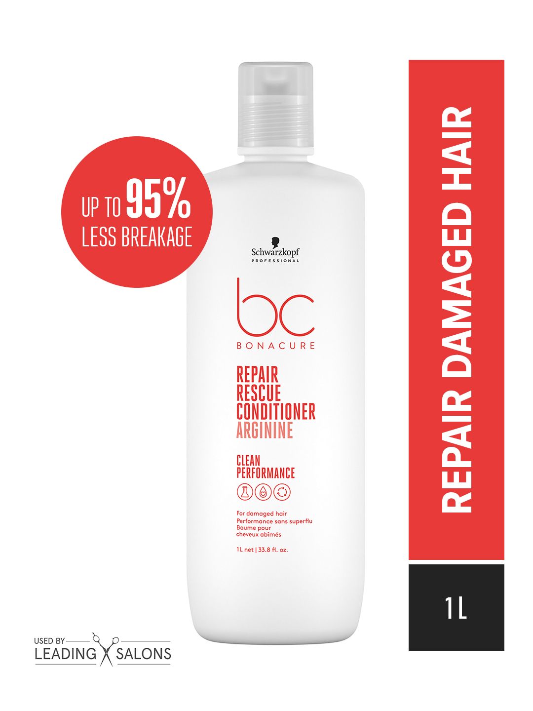 Schwarzkopf PROFESSIONAL Bonacure Repair Rescue Conditioner with Arginine For Dry Hair-1L
