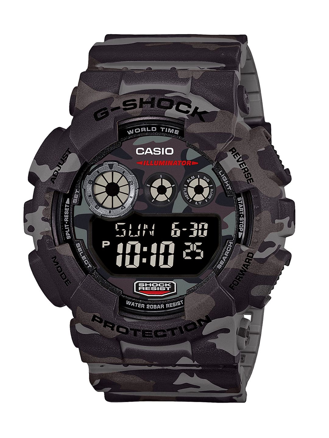 Gd 120cm g shock 迷彩 メンズ Buy CASIO G-Shock Men Grey Dial