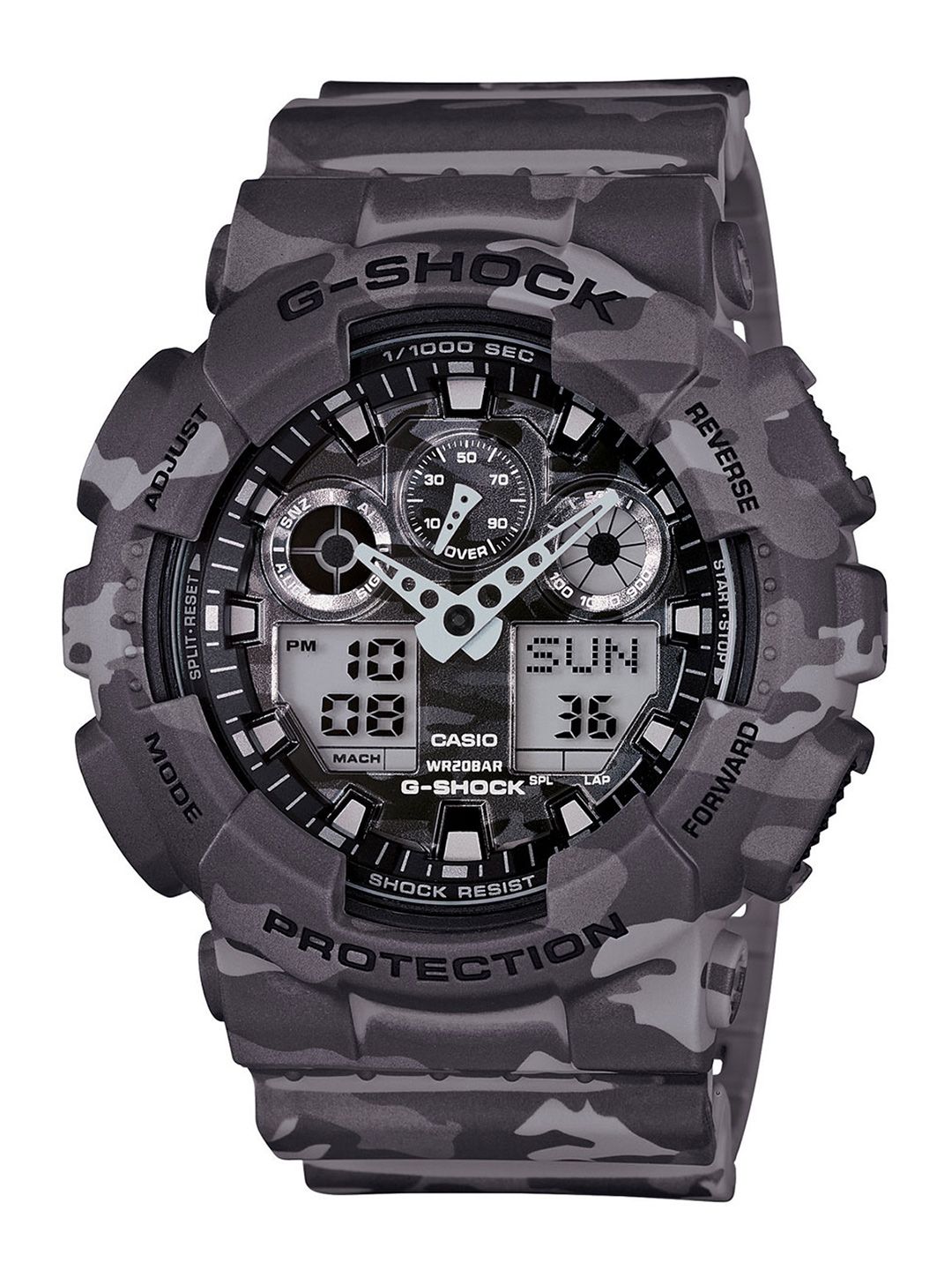 Buy CASIO G-Shock Men Green Dial Camouflage Watch GA-100CM-5ADR