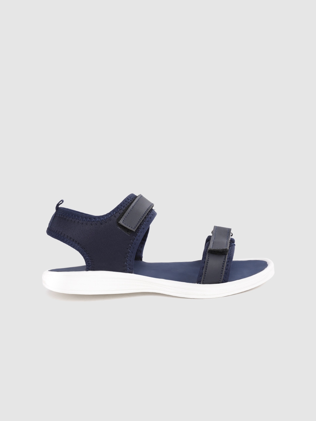 The Roadster Lifestyle Co Women Navy Blue Solid Sports Sandals Price in India