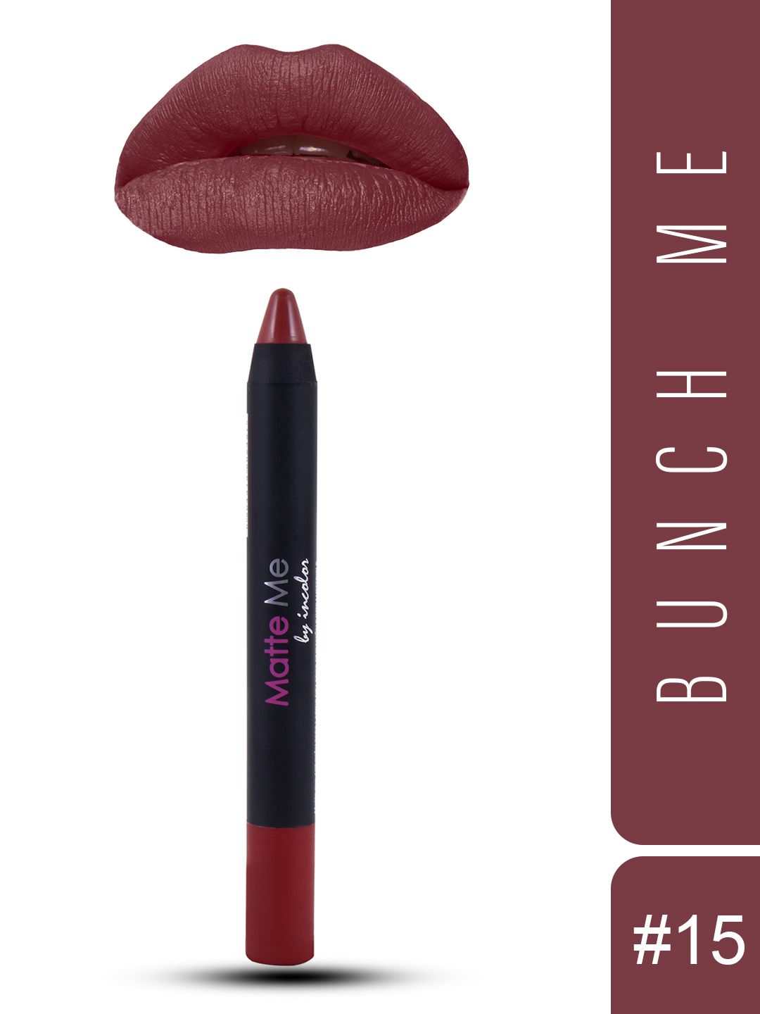 Incolor Matte Me Crayon 15 Bunch Me Lipstick Price in India