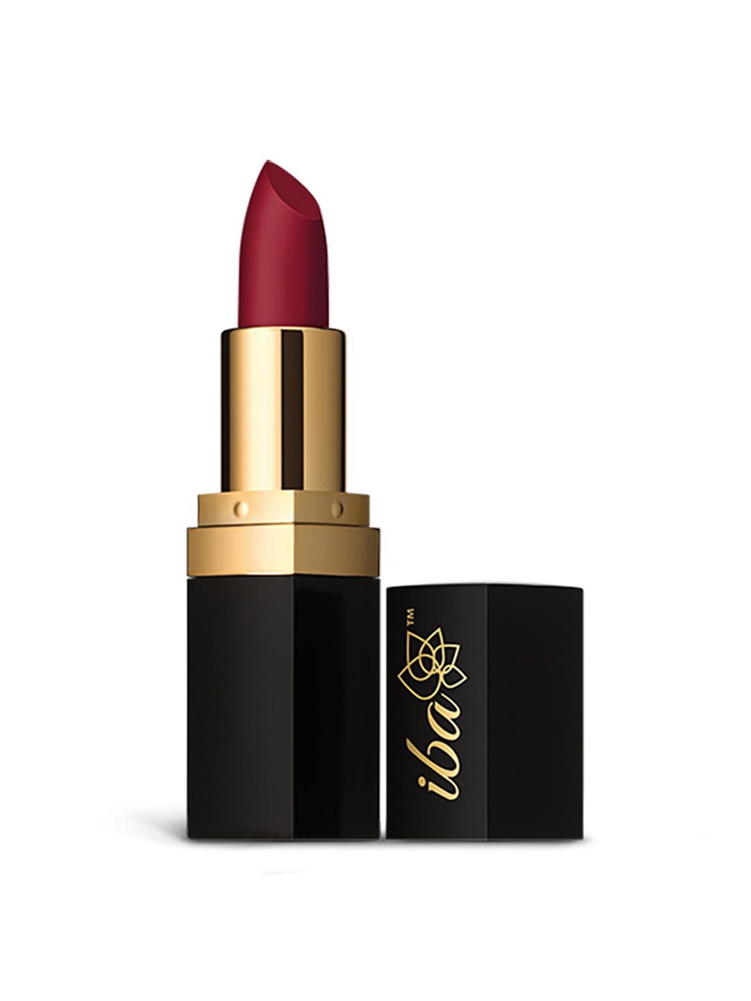 Iba Long Stay Matte Lipstick Shade M08 Burgundy Red, 4g