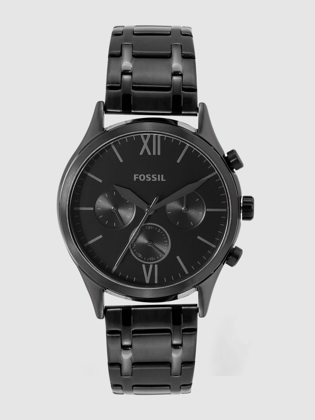 Fossil Fenmore Herrenuhr Fenmore Midsize Multifunktion Leder Braun