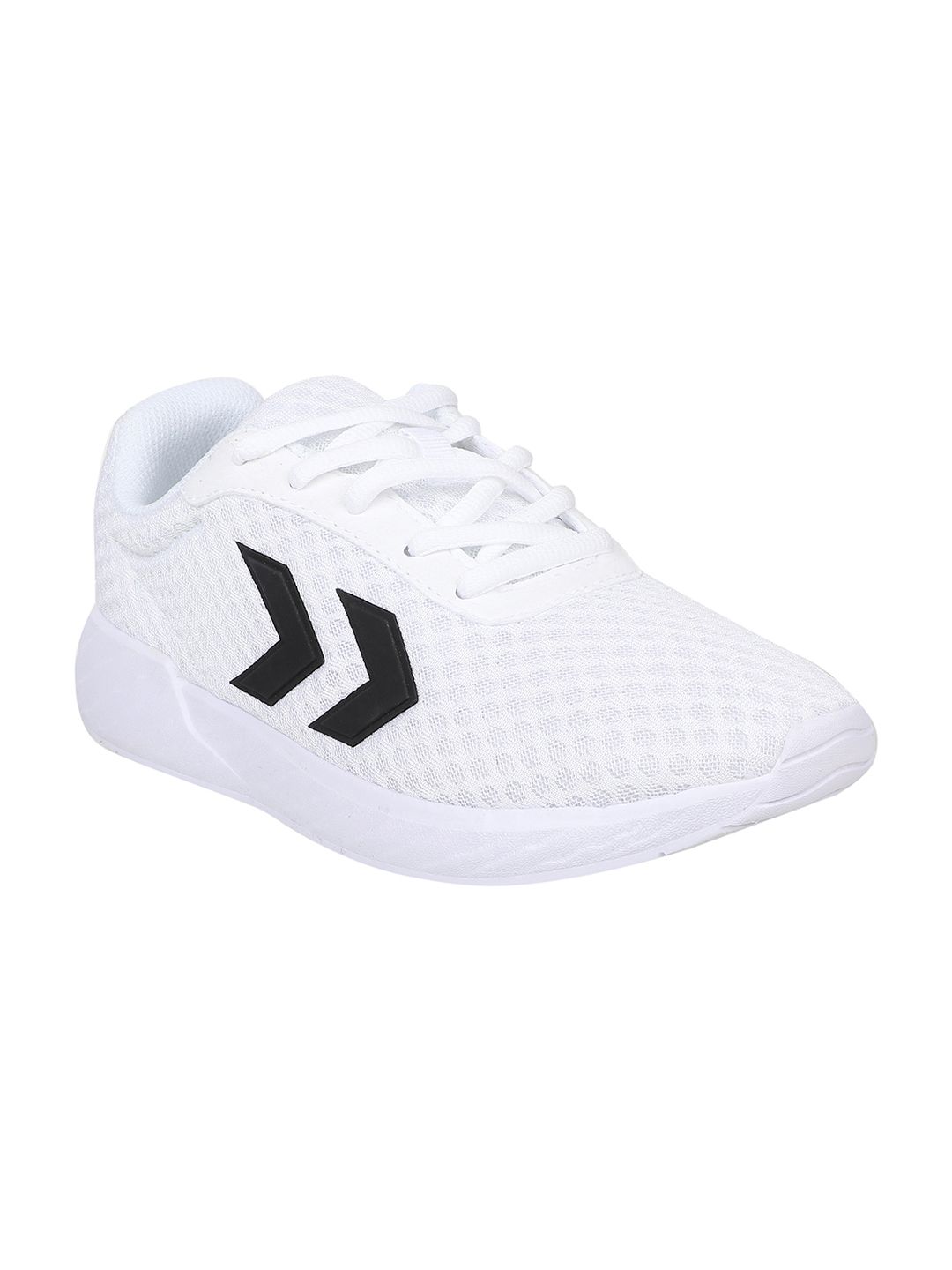 hummel Unisex White & Black Legend Breather Shoes Price in India