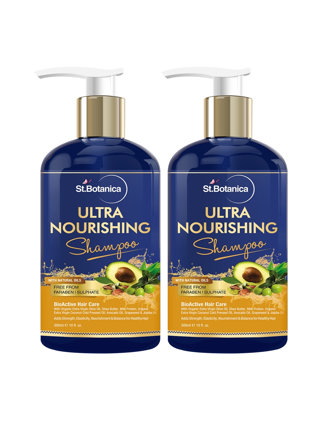 St.Botanica Unisex Pack Of 2 Ultra Nourishing Hair Shampoo 600 ml Price in India