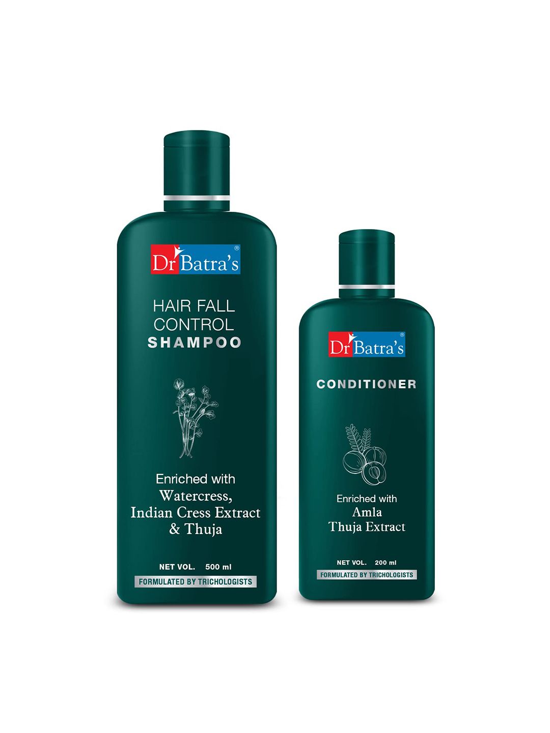 Dr. Batras Hair Fall Control Shampoo 500ml & Conditioner 200ml