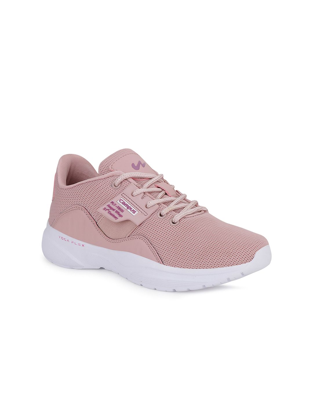 Campus Women Peach-Coloured Mesh Running Shoes Price in India