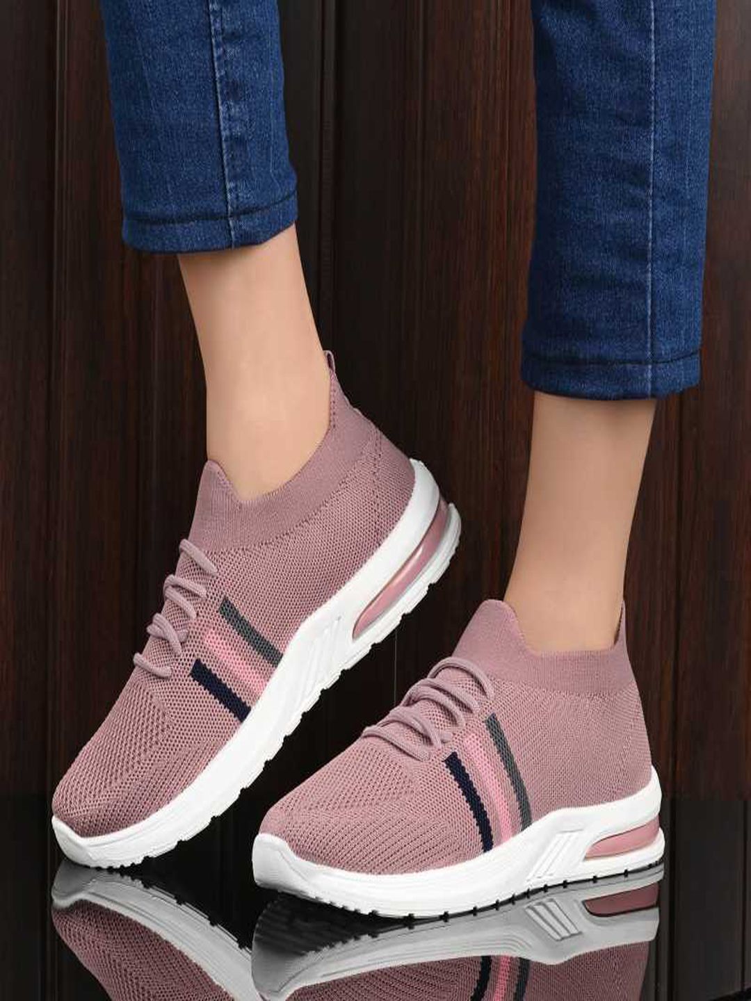 Shoetopia Women Pink Sneakers Price in India