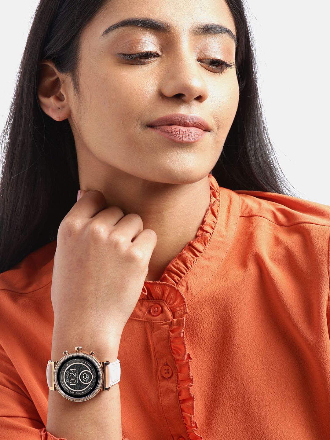 Michael Kors Access Women’s Sofie Heart Rate Smartwatch – Pink (Model MKT5068) Michael Kors Gen 4 Access Women main image 4