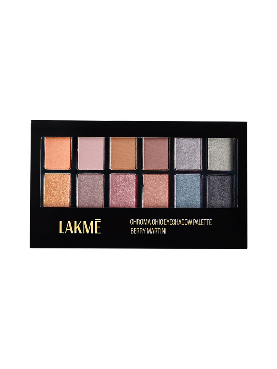 Lakme Glitterati Chroma Chic Eye Shadow Palette - Stilettos - 12 g