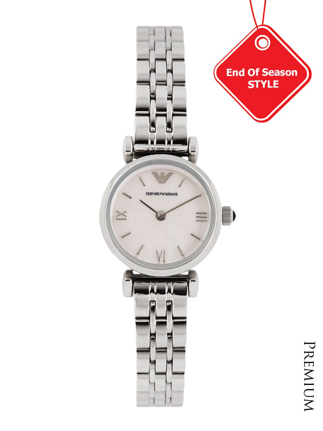Emporio Armani Women Pearly White Dial Watch AR1763I Price in India