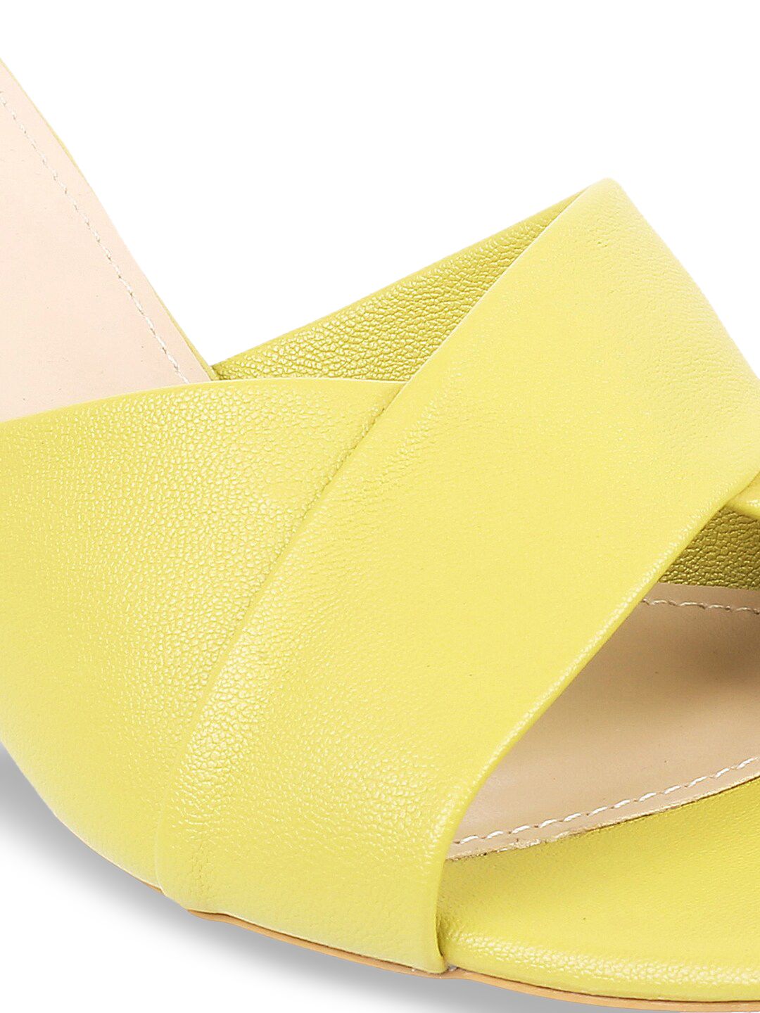 Buy Metro Women Yellow Solid Block Heels - Heels for Women