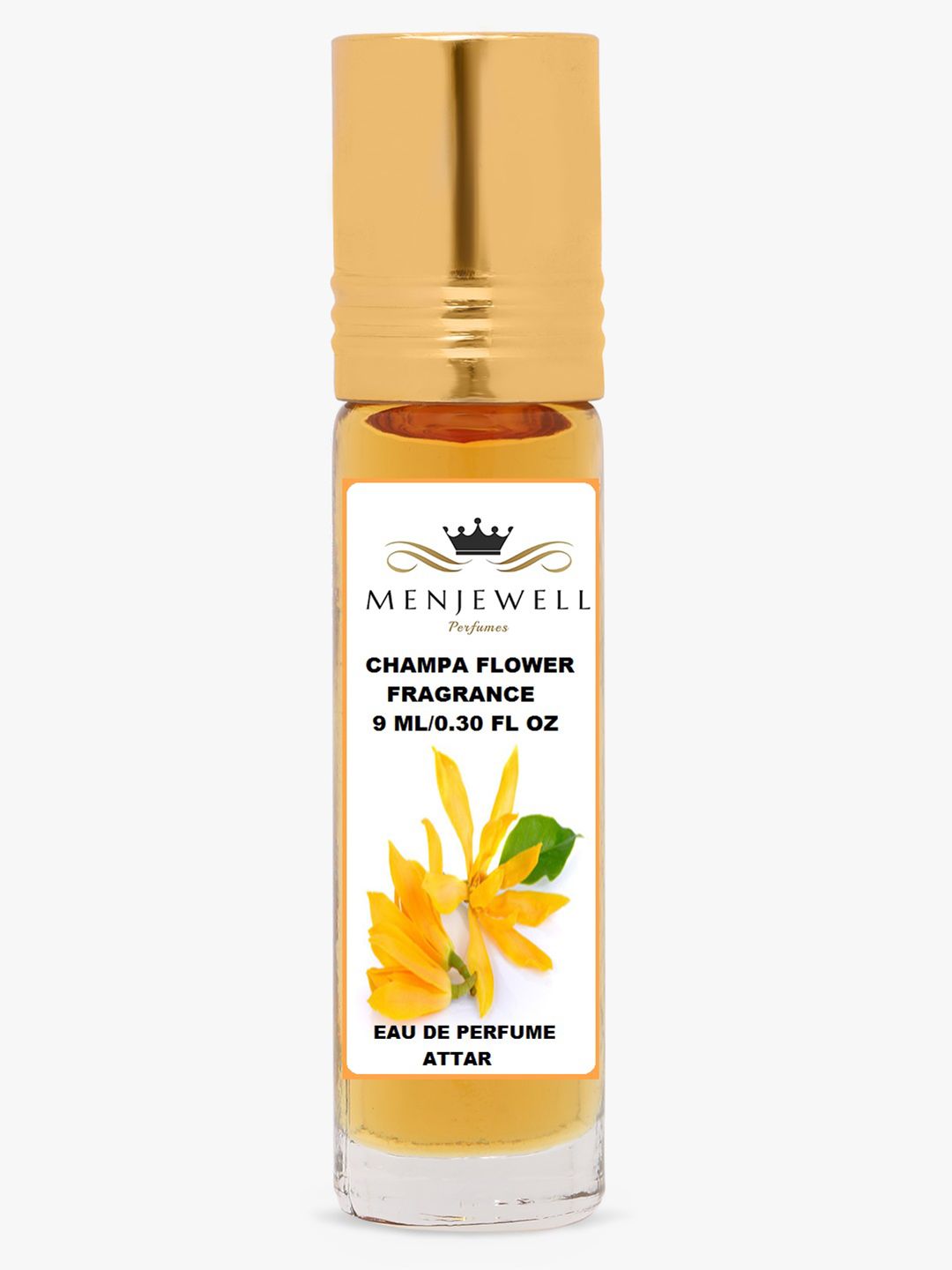 Menjewell Unisex Yellow Champa Flower Attar 9 ml Price in India