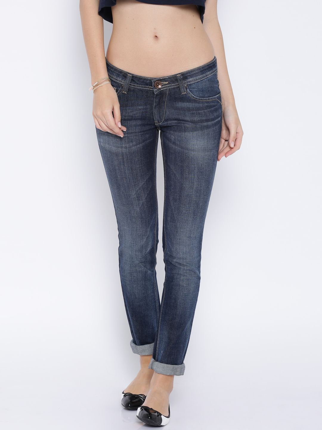 Pepe Jeans Blue Frisky Fit Jeans Price in India