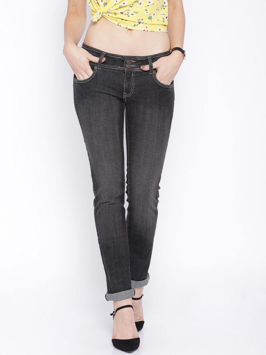 Pepe Jeans Black Frisky Slim Fit Jeans