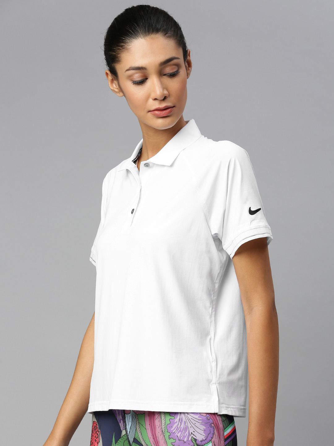 white nike polo womens