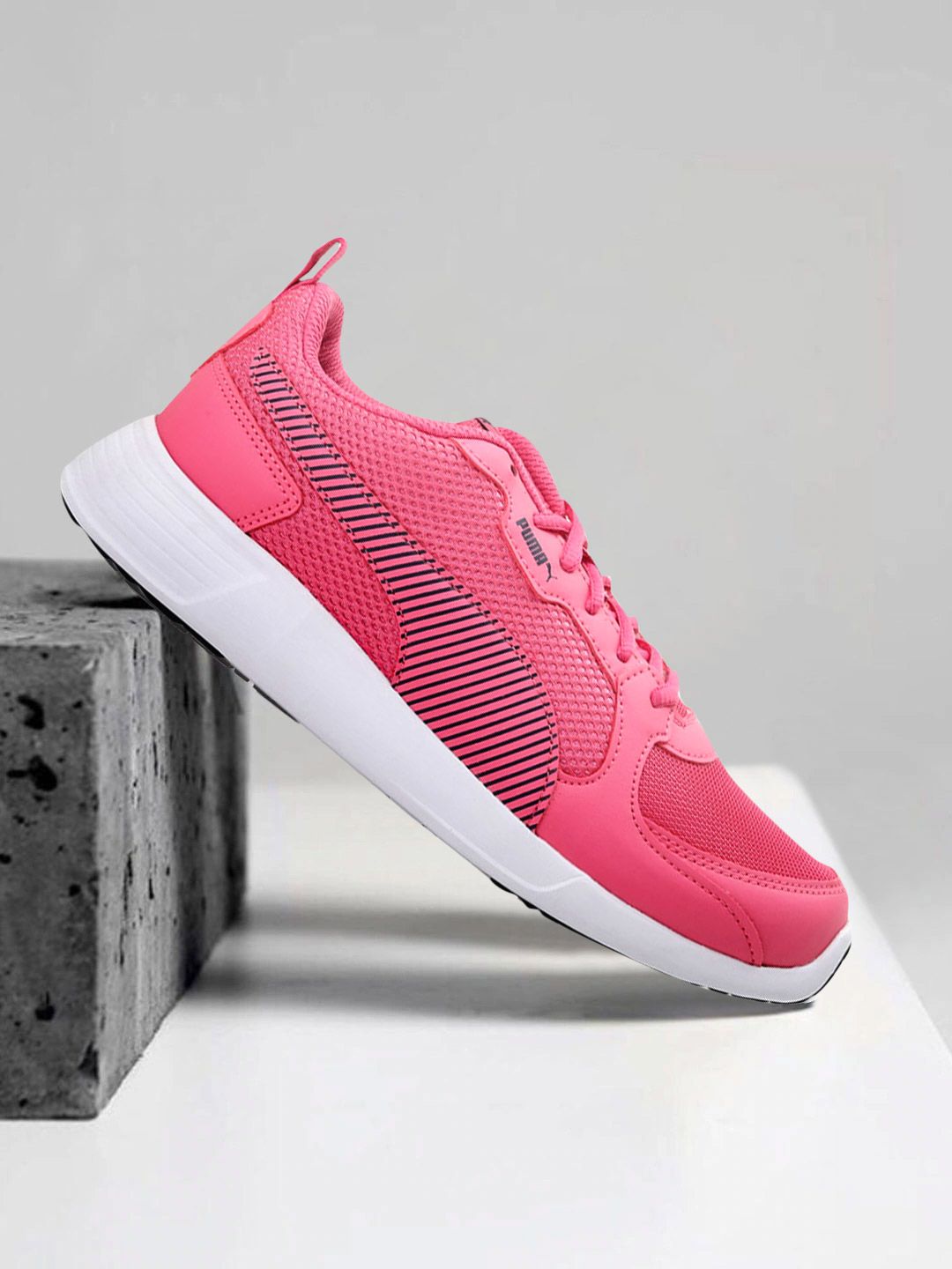 Puma Women Pink Mesh Running Shoes Price in India