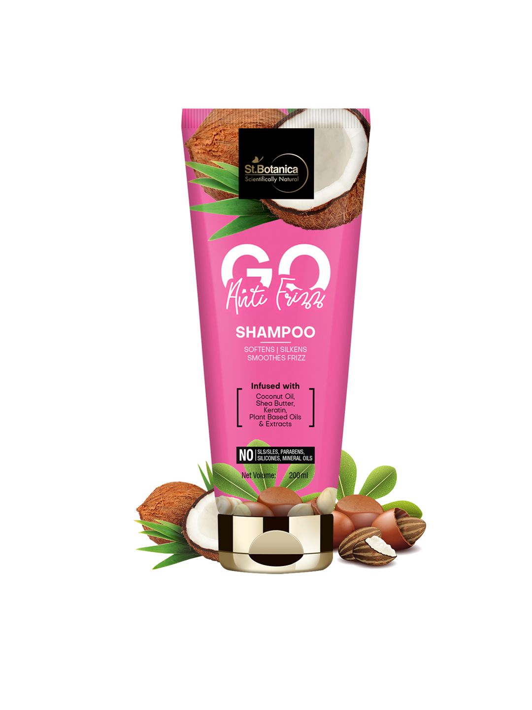 St.Botanica Go Anti Frizz Shampoo - 200 ml Price in India