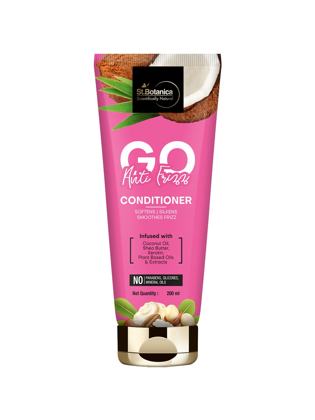 StBotanica Unisex Go AntiFrizz Conditioner 200ml