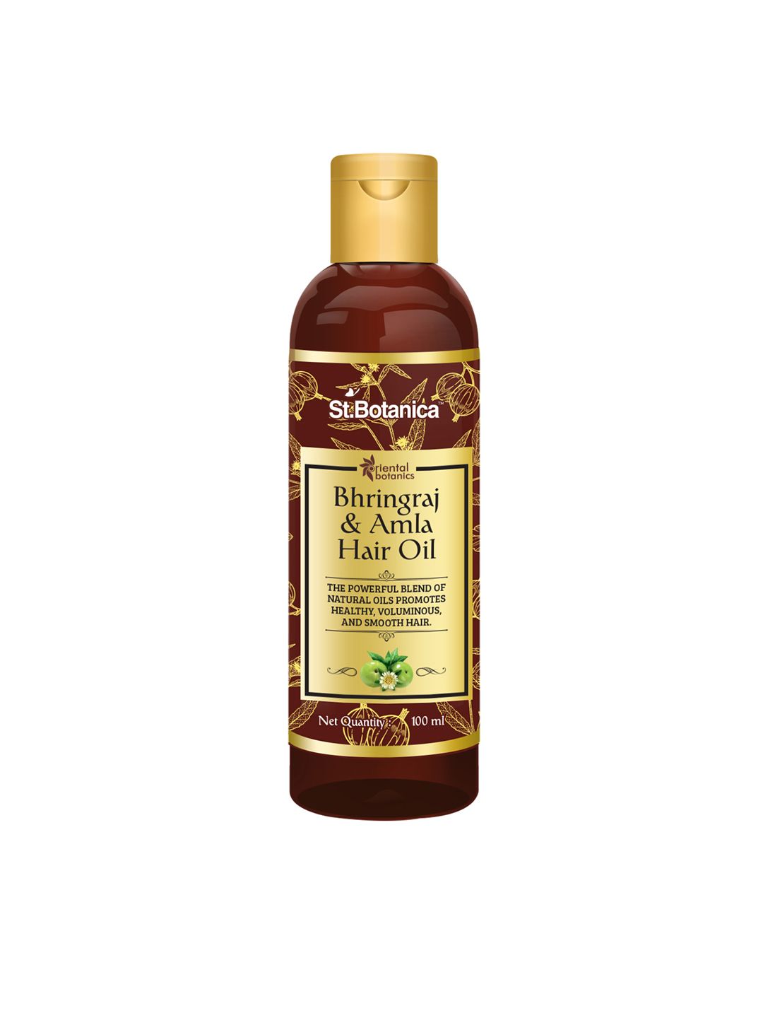 Oriental Botanics Bhringraj & Amla Hair Oil With Comb Applicator 100 ml