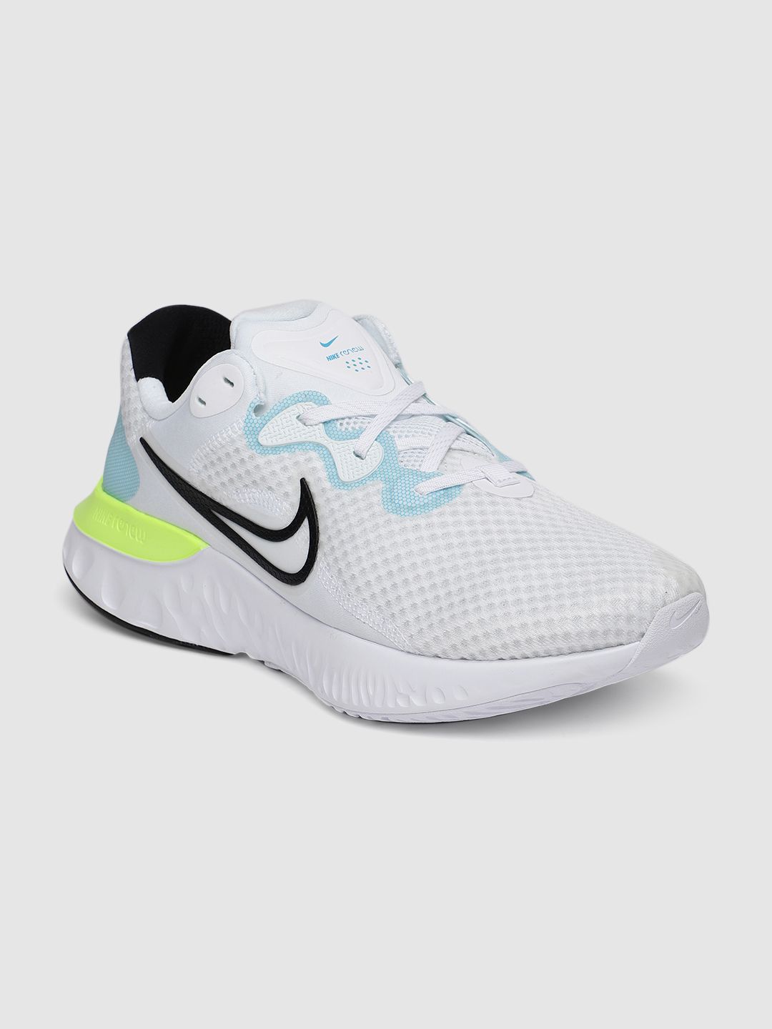 Nike Men White RENEW RUN 2 Running Shoes