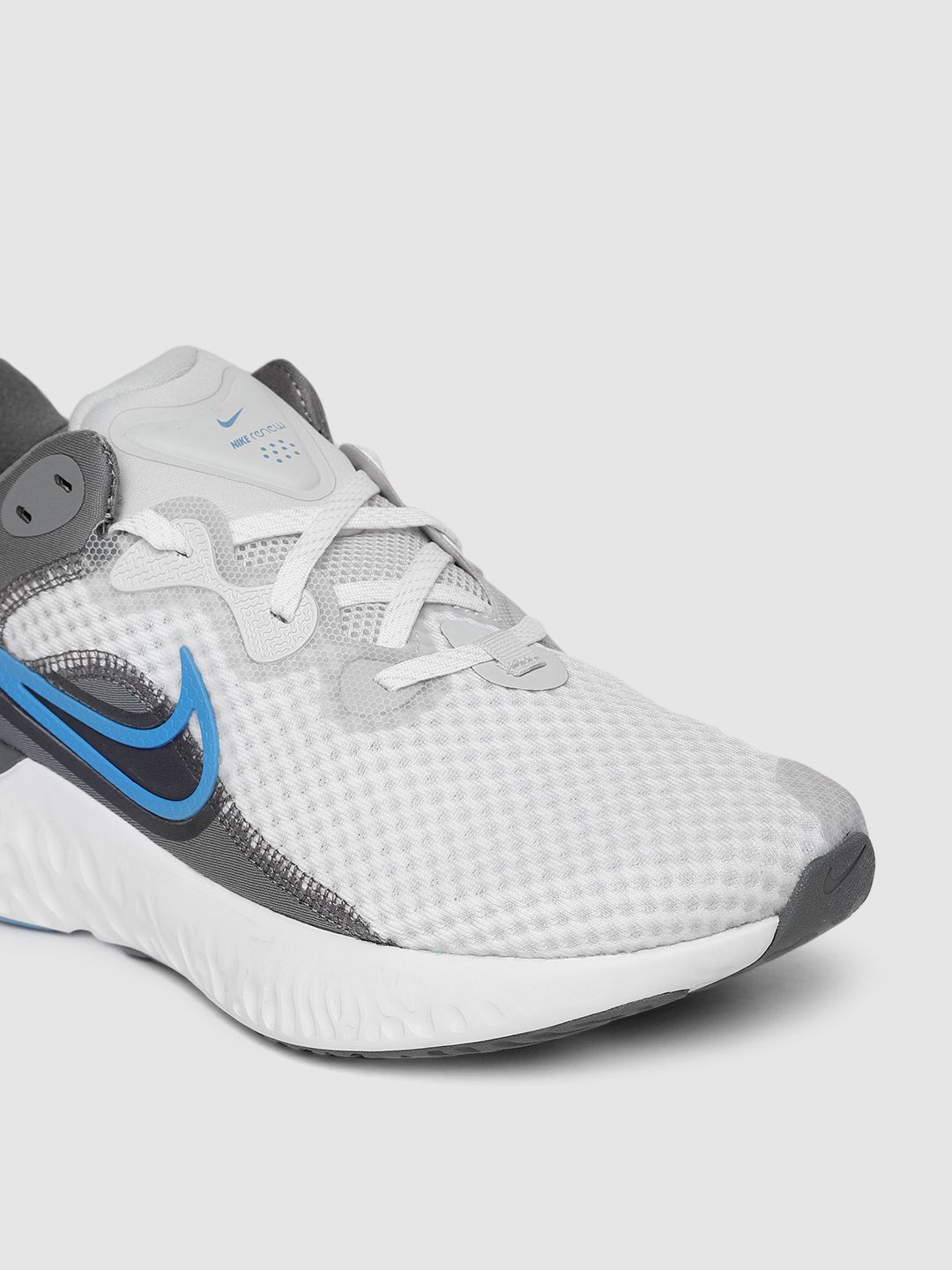 nike running renew ride 2 trainers in off white