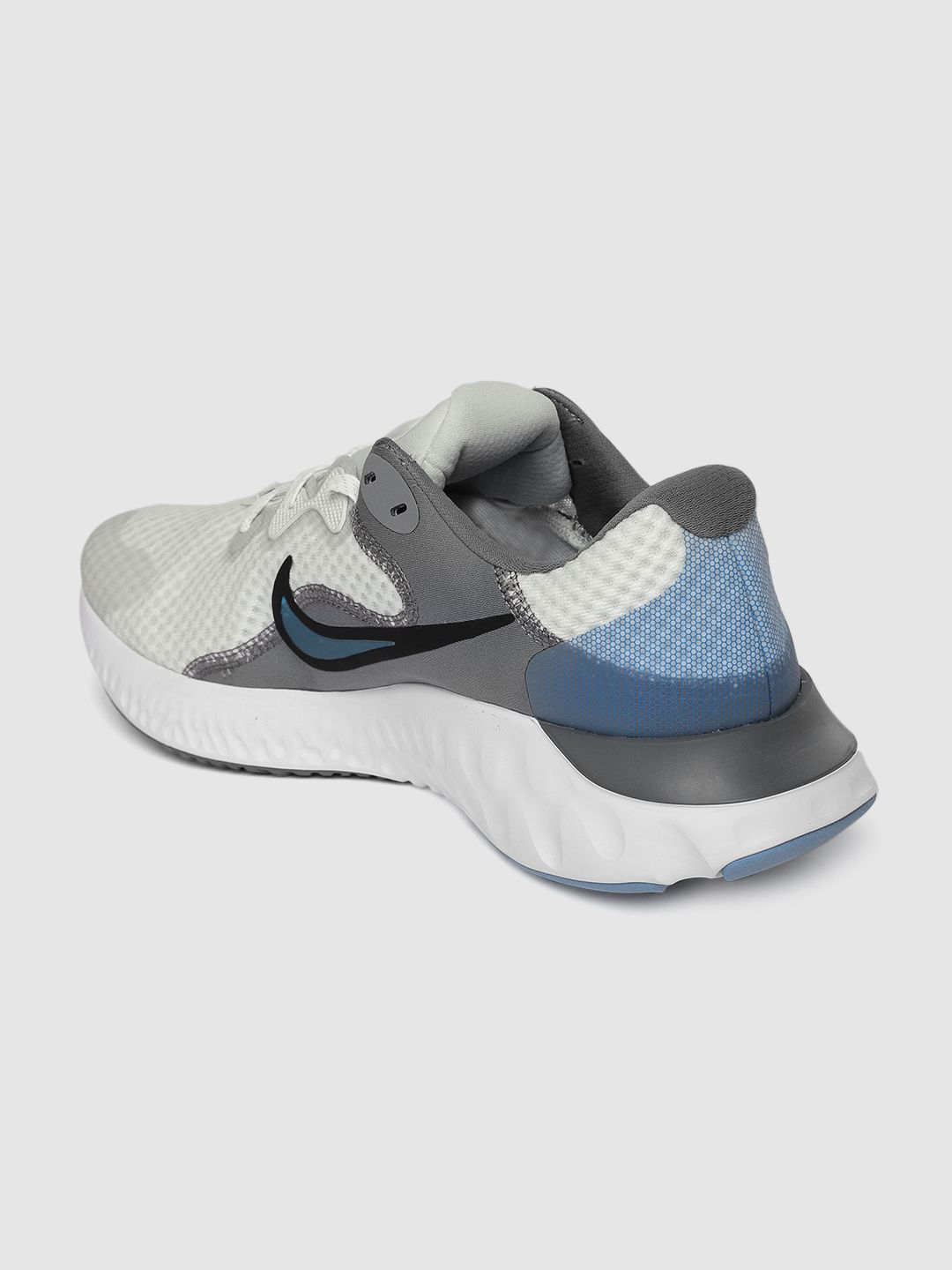 nike running renew ride 2 trainers in off white