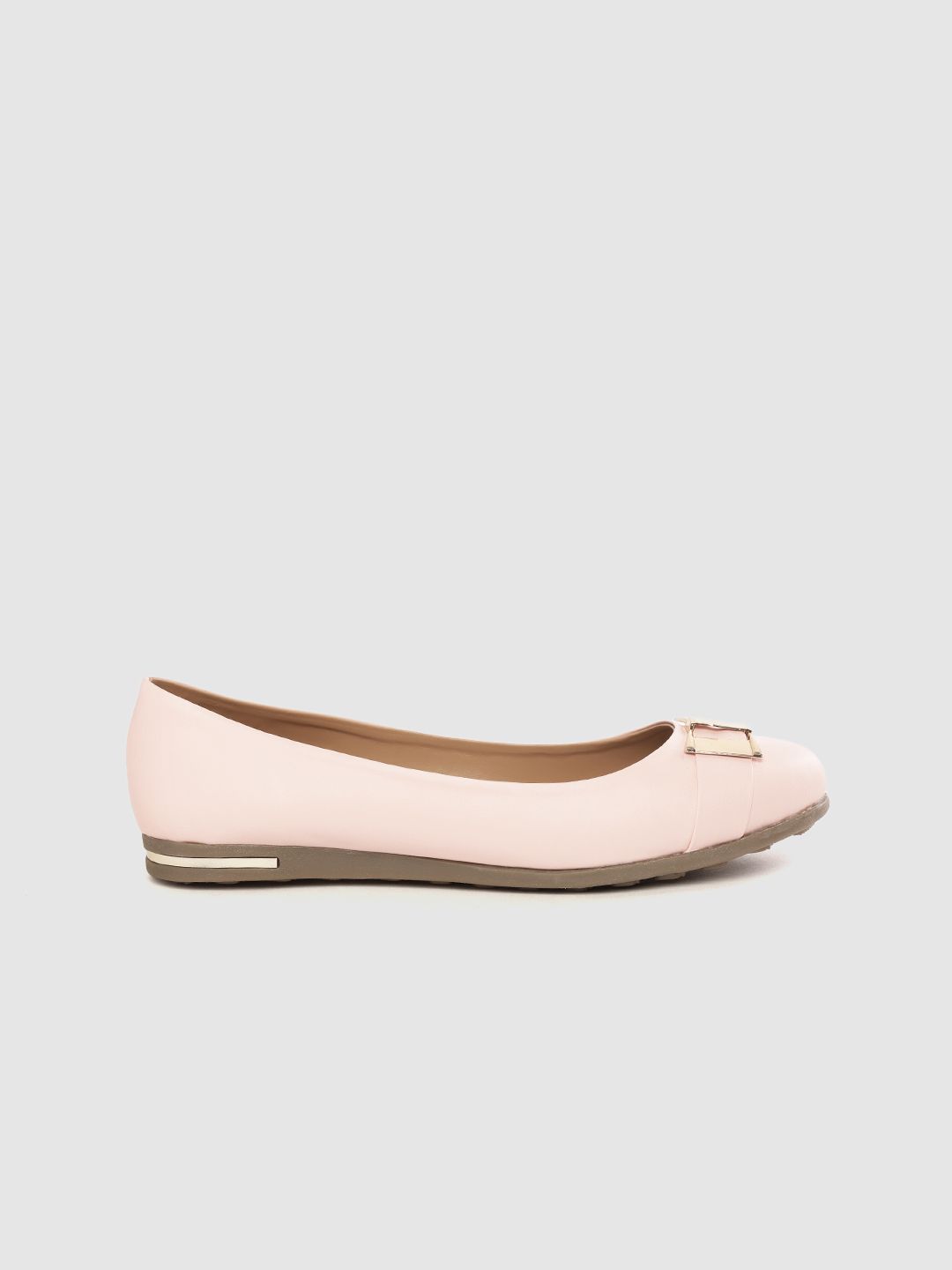 DressBerry Women Pink Solid Ballerinas