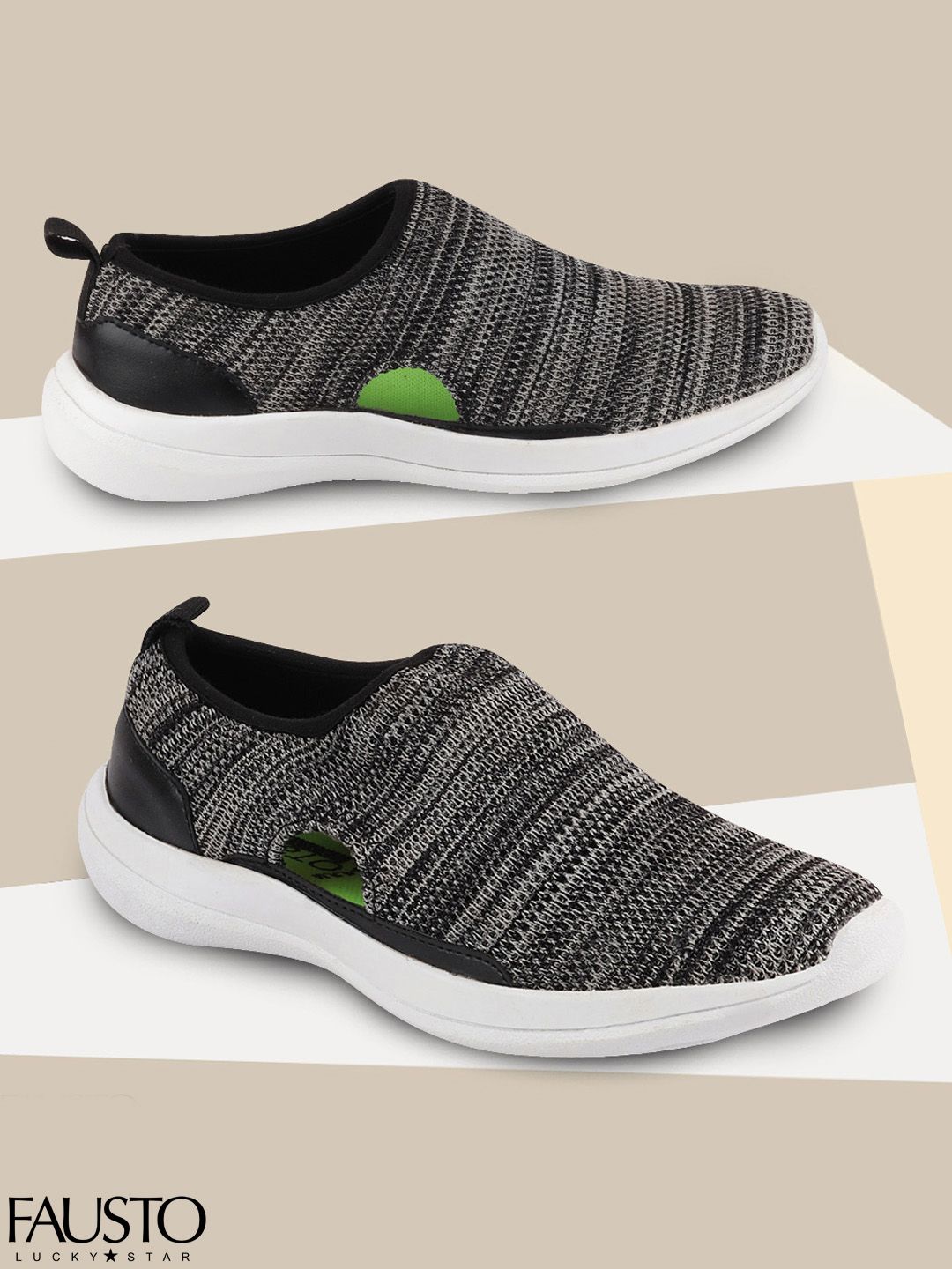 FAUSTO Women Grey Walking Sports Shoes Price in India