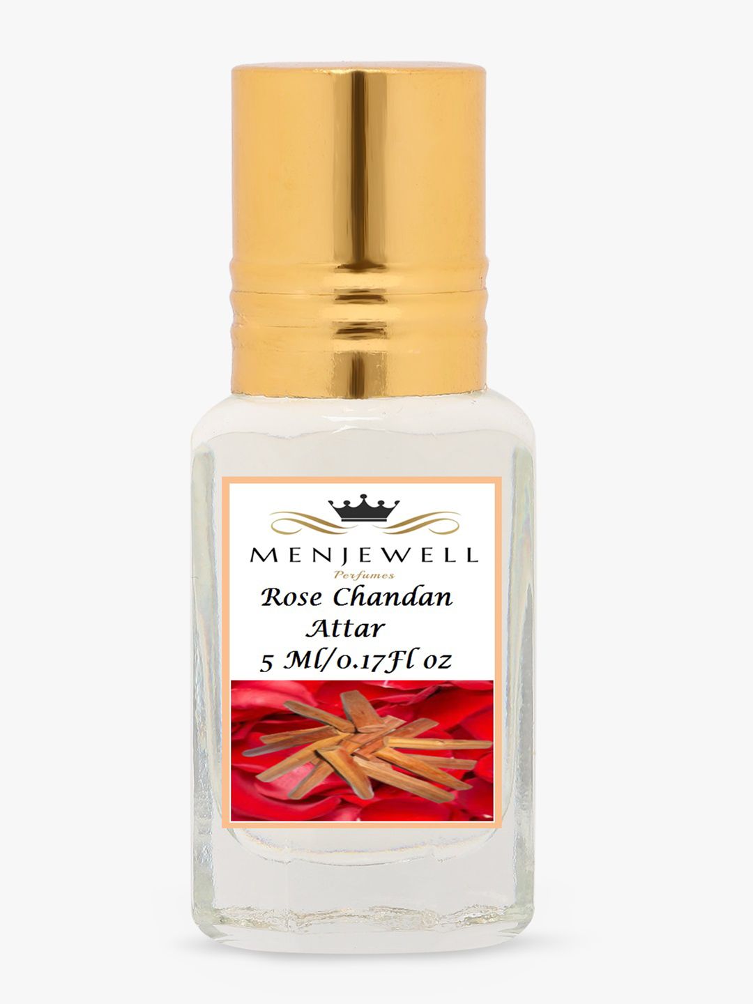 Menjewell Rose Chandan Attar Perfume 5ml