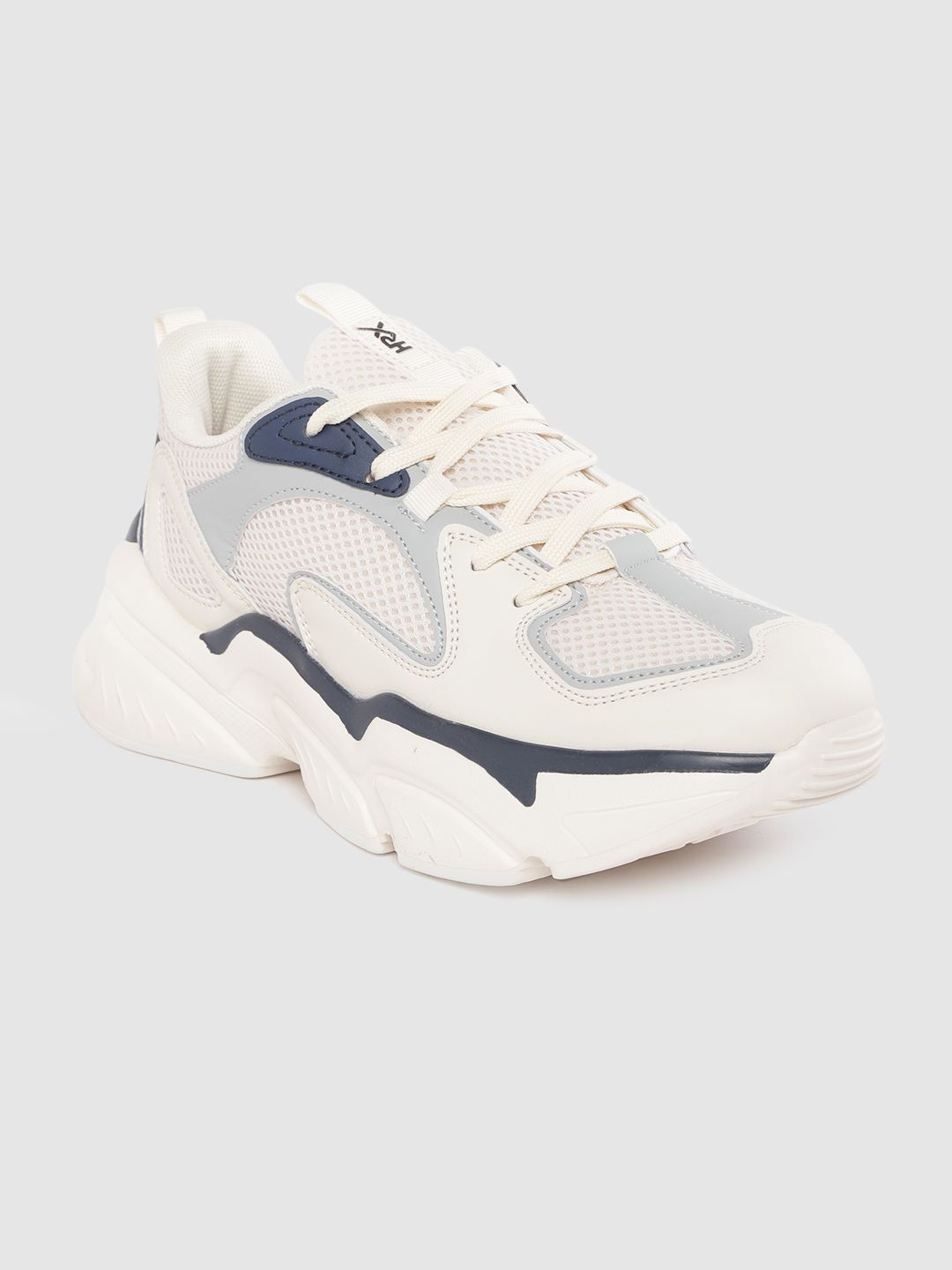 HRX by Hrithik Roshan Men White Chunky Sneakers