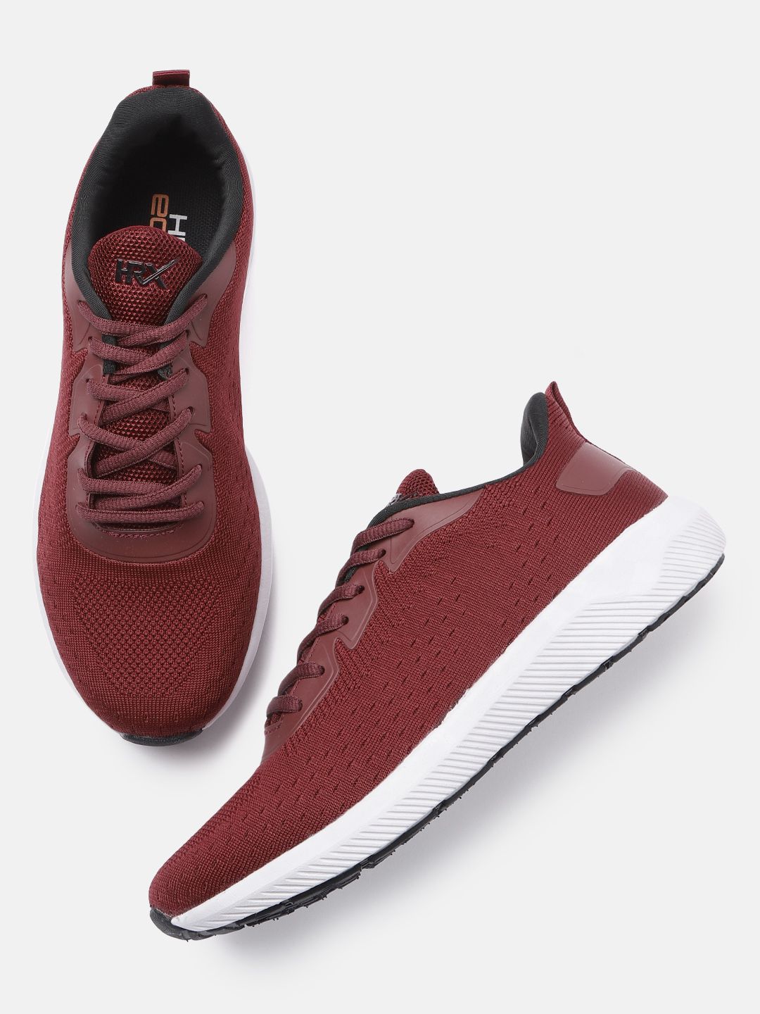 HRX by Hrithik Roshan Women Maroon Eclips Running Shoes Price in India